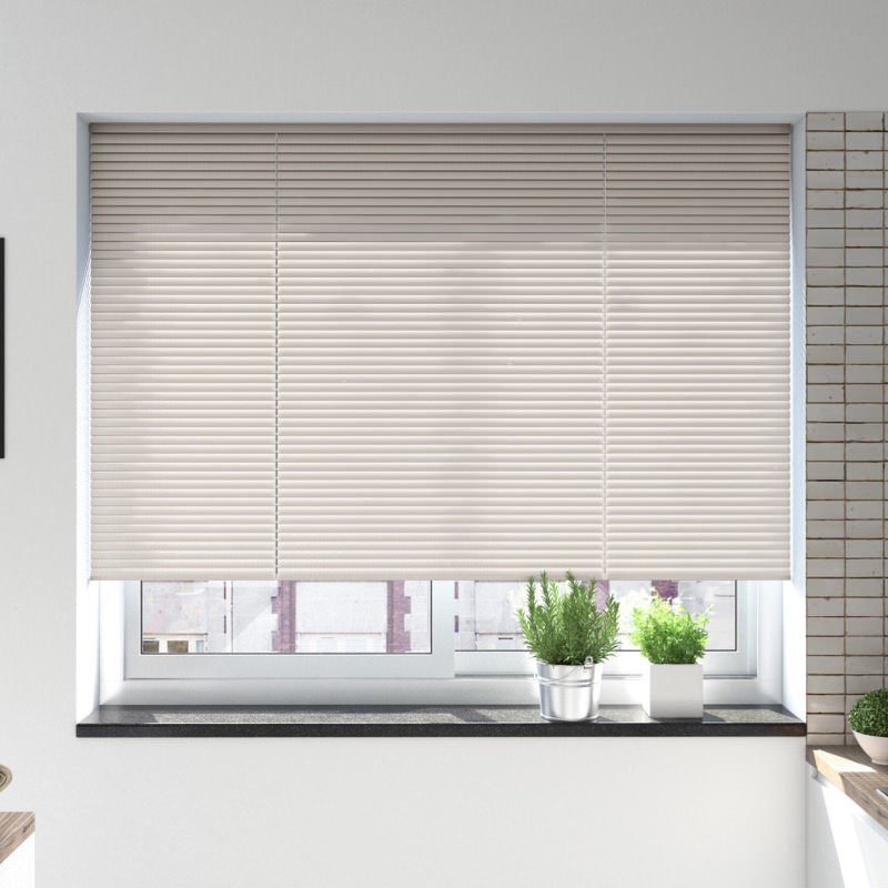 Ivory Perforated Venetian Blind
