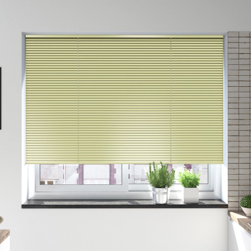 Pale Green Venetian Blind