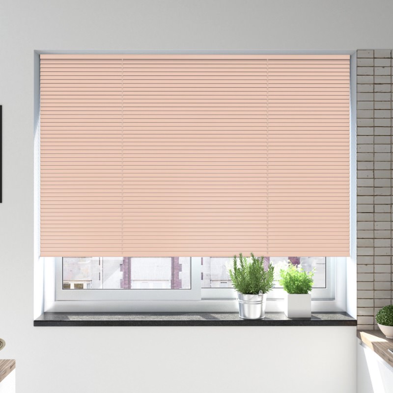 Peach Venetian Blind