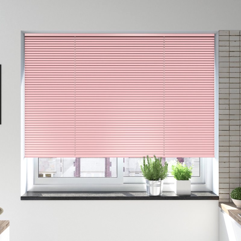 Pink Venetian Blind