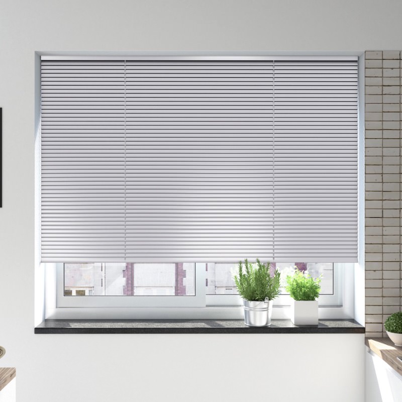 Silver Venetian Blind