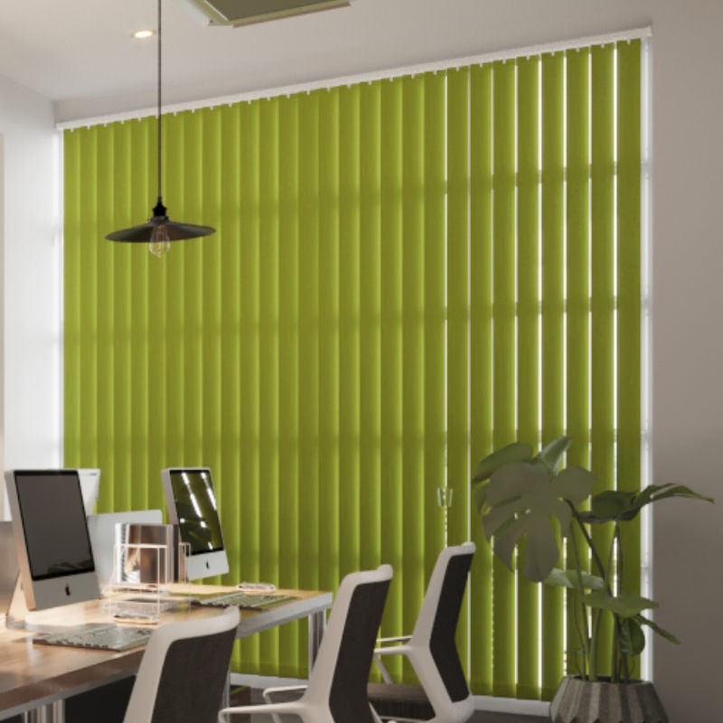 Commercial FR Apple Dimout Vertical Blind