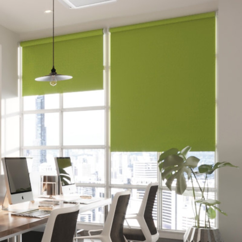Commercial FR Dimout Apple Premium XL Roller Blind