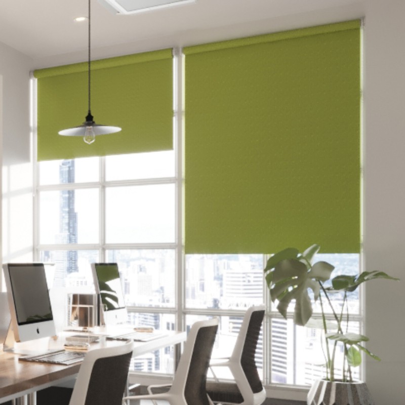 Commercial FR Blackout Apple Roller Blind