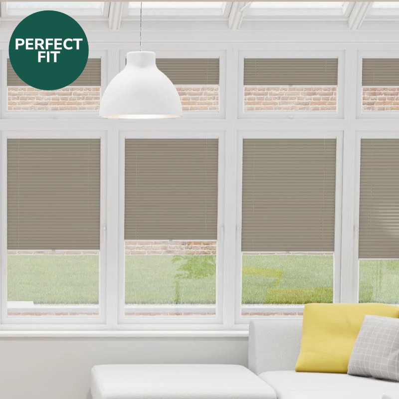 perfect fit ash blackout honeycomb blind