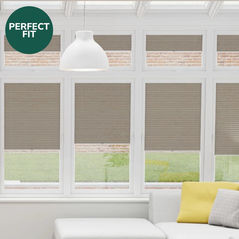 perfect fit ash dimout honeycomb blind