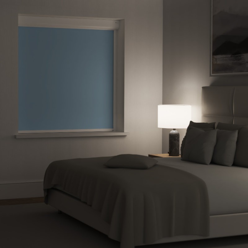 Bosa Cool Blue Reflect Blackout XXL Cassette Blind