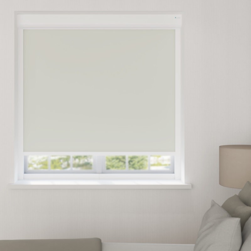 Bosa Cream White Back Blackout Cassette Blind