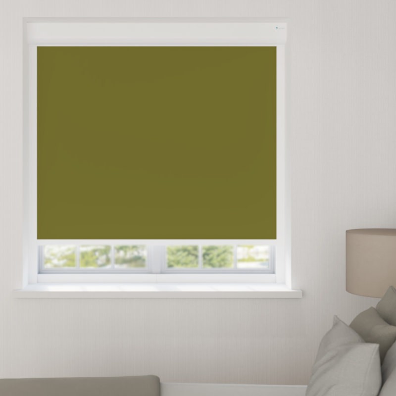 Bosa Marsh White Back Blackout Cassette Blind