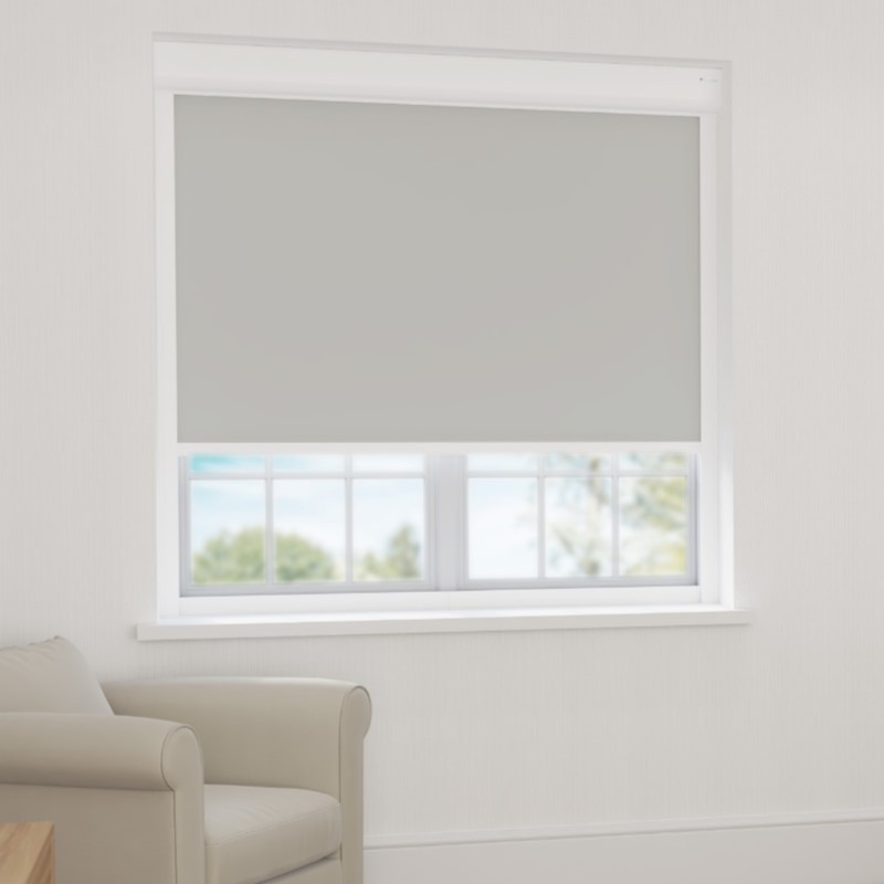 Bosa Ash White Back Blackout XL Cassette Blind