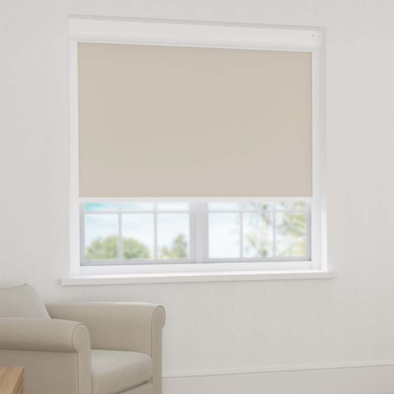Bosa Cream White Back Blackout XL Cassette Blind