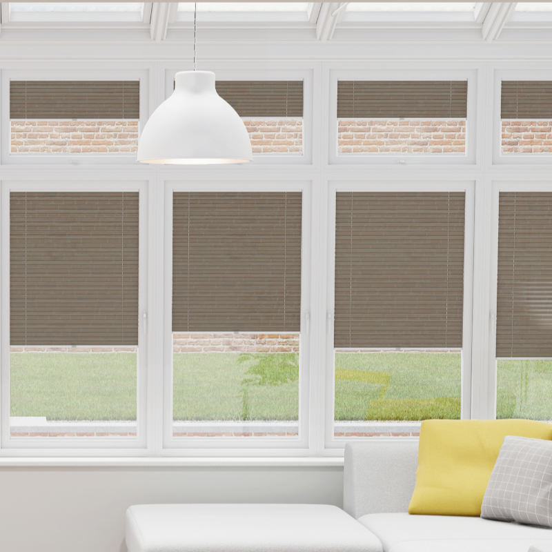 Prestige Beige Pleated Conservatory Blind