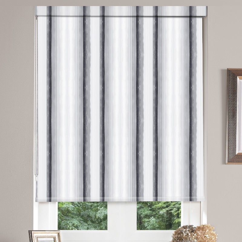 Belem Charcoal Dimout Roller Blind