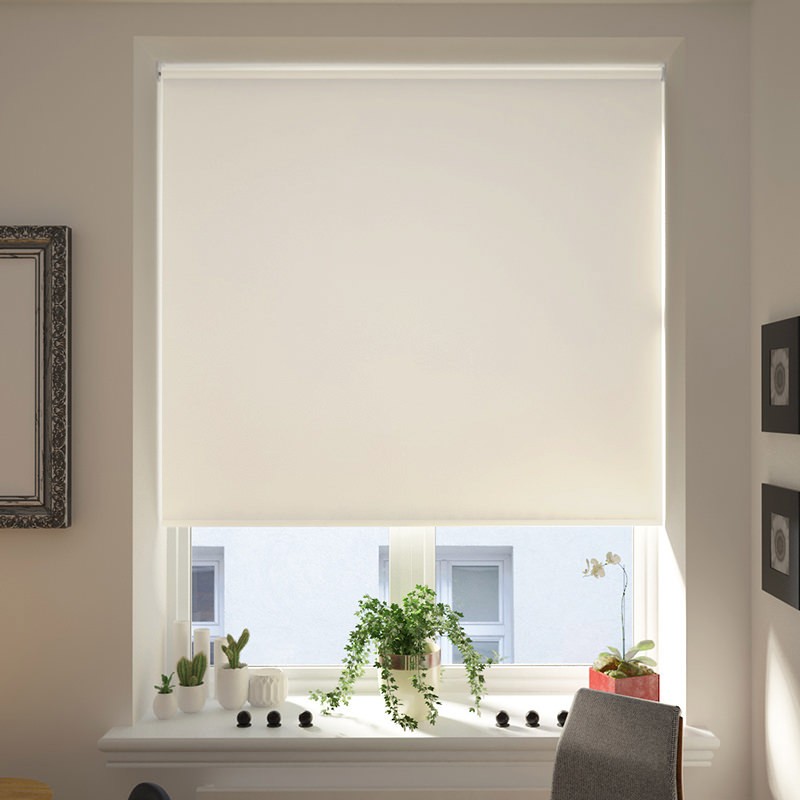 Bosa Cream Blackout Motion Smart Roller Blind
