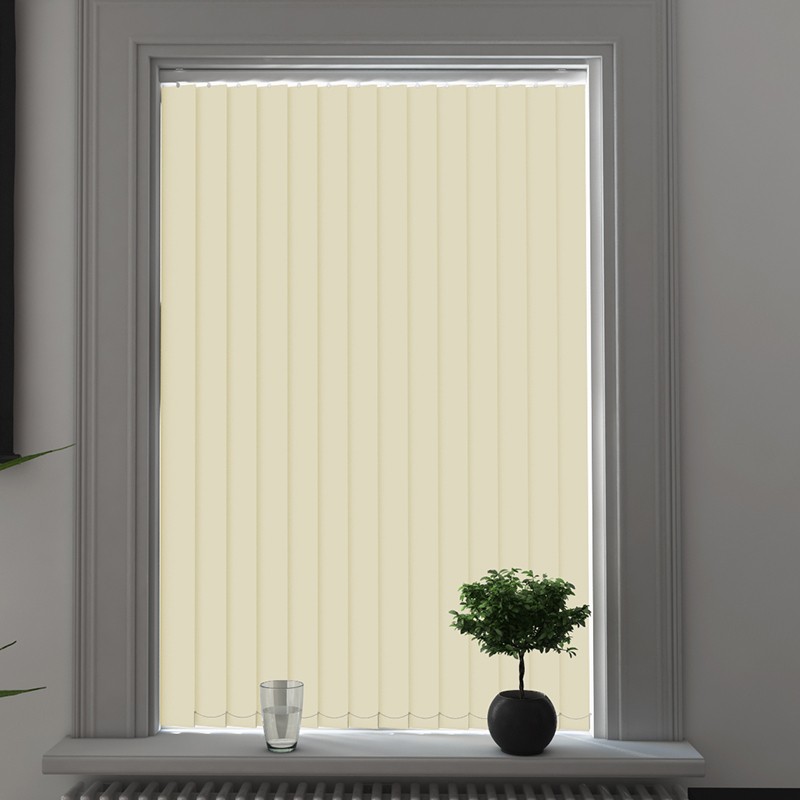 Bosa Ivory Blackout Cordless Vertical Blind