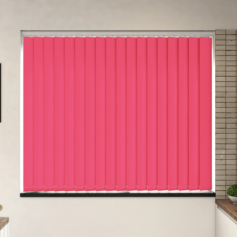 Bosa Pink Blackout Cordless Vertical Blind