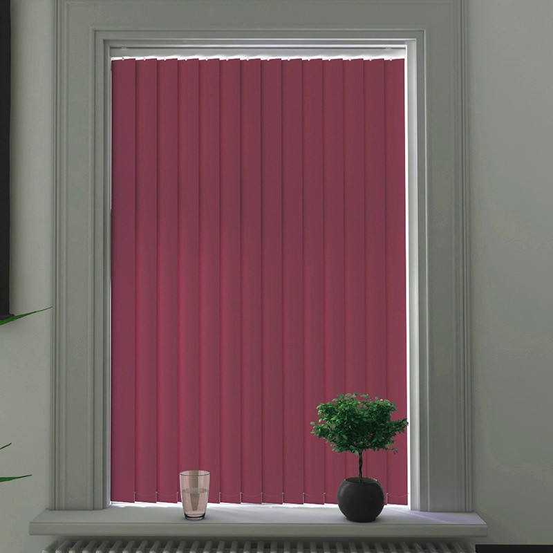 Bosa Plum Blackout Cordless Vertical Blind