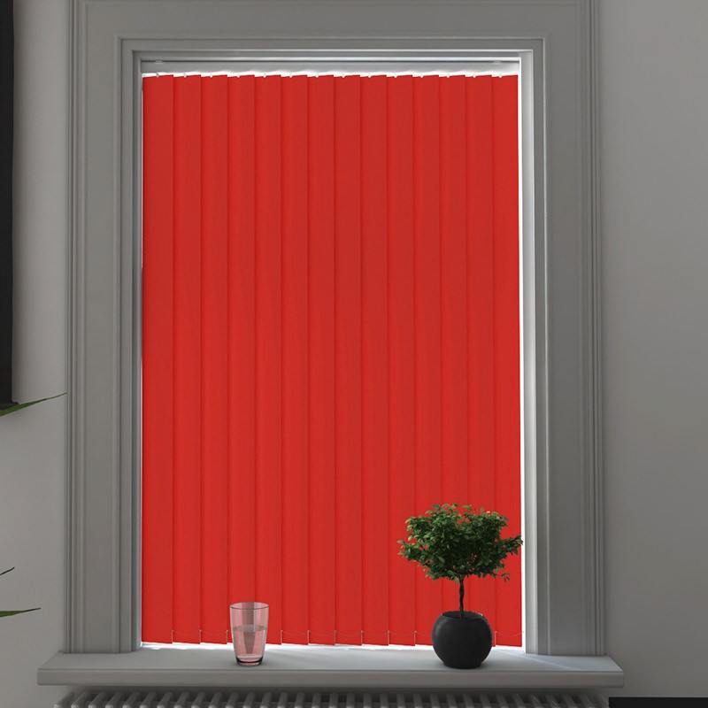 Bosa Scarlet Blackout Vertical Blind