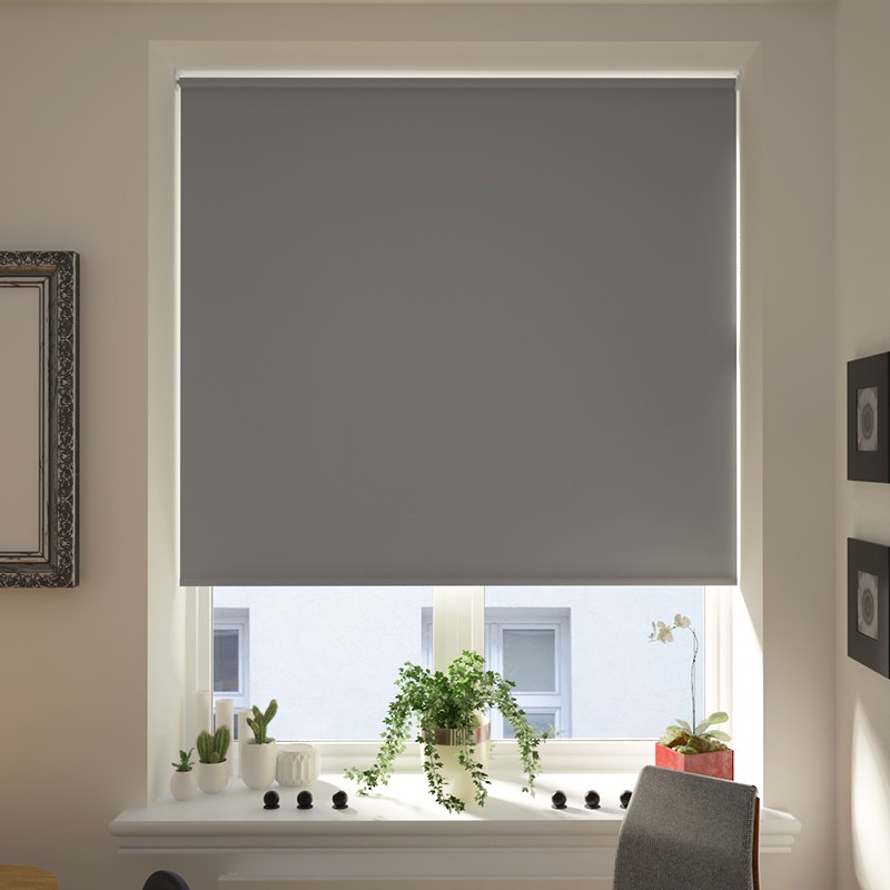 Bosa Slate Premium XL Blackout Roller Blind