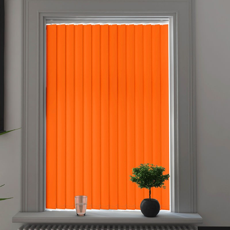 Bosa Tangerine Blackout Vertical Blind
