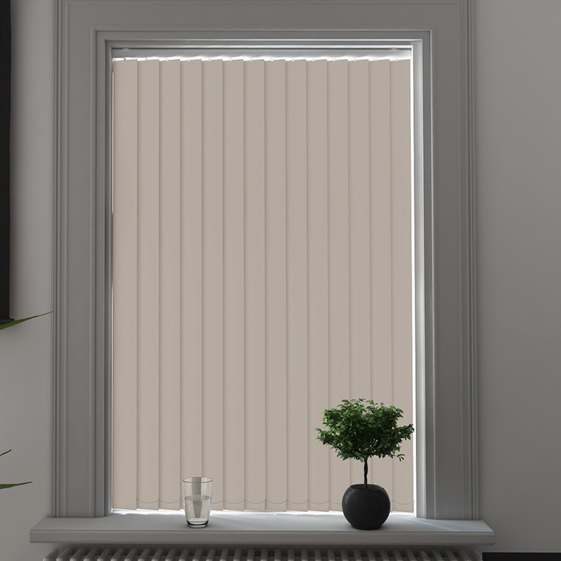 Bosa Toasty Grey Blackout Vertical Blind