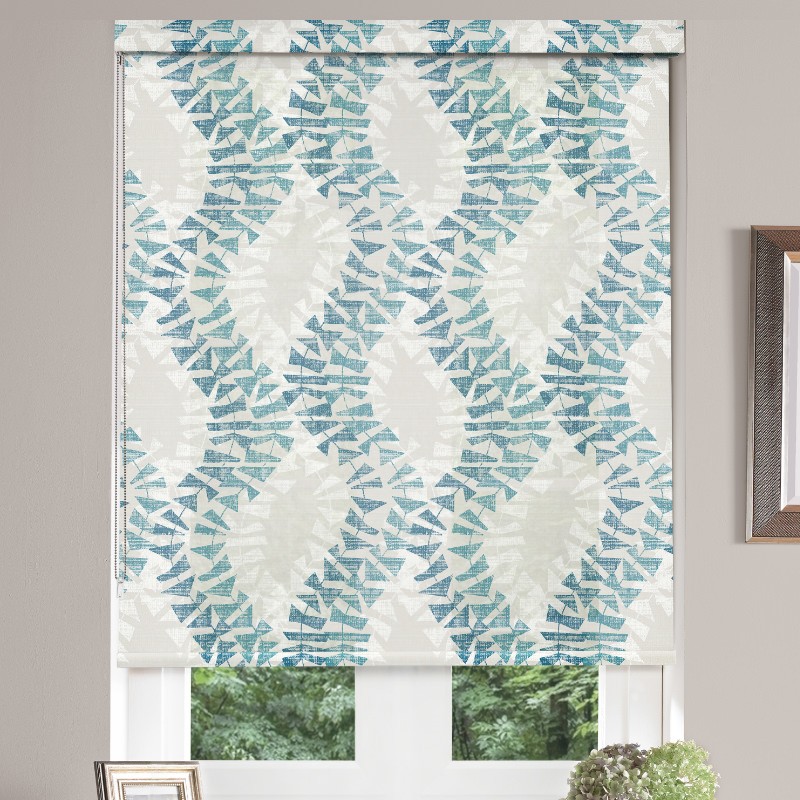 Caracas Teal Roller Blind