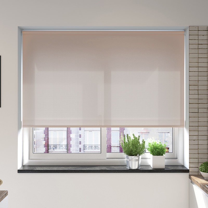Catania Tan  XL Mains Electric Roller Blind
