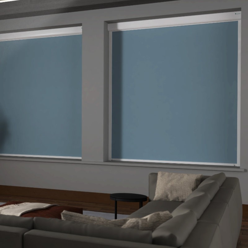 Bosa Cool Blue Blackout XXL Cassette Mains Electric Blind