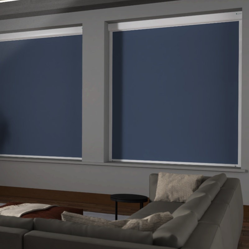 Bosa Denim Blackout XXL Cassette Mains Electric Blind