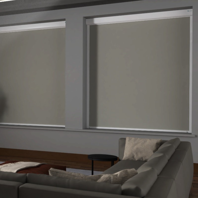 Bosa Ivory Blackout XXL Cassette Mains Electric Blind