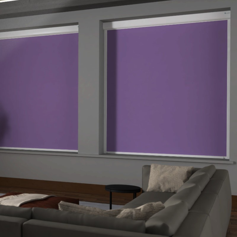 Bosa Lilac Blackout XXL Cassette Mains Electric Blind