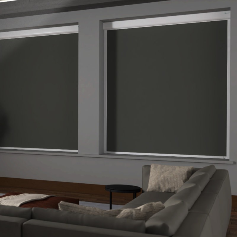 Bosa Slate Reflect Blackout XXL Cassette Mains Electric Blind