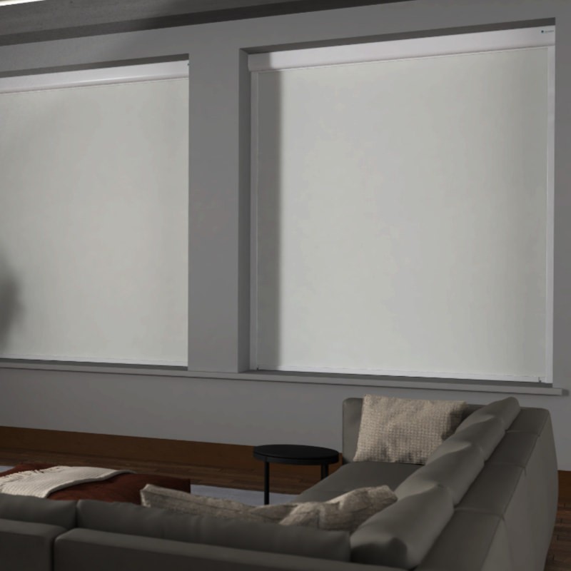 Bosa White Blackout XXL Cassette Mains Electric Blind