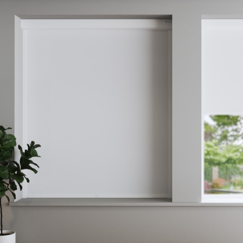 Bosa White Blackout Cassette Battery / Solar Blind