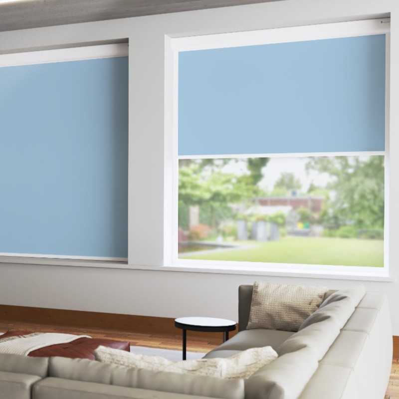 Bosa Cool Blue Blackout XL Cassette Mains Electric Blind