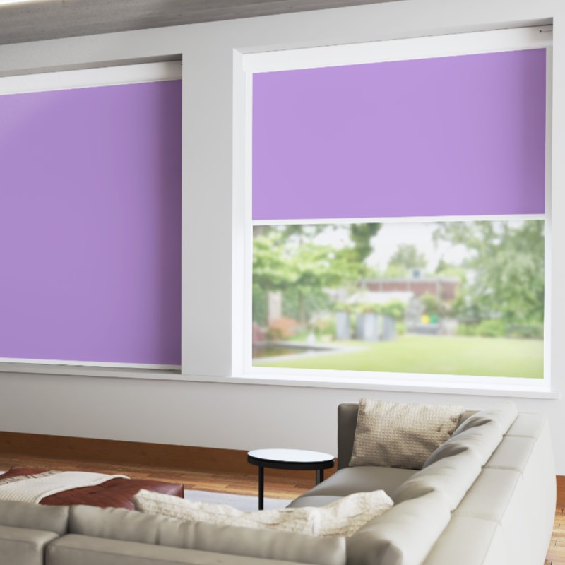 Bosa Lilac Blackout XL Cassette Mains Electric Blind