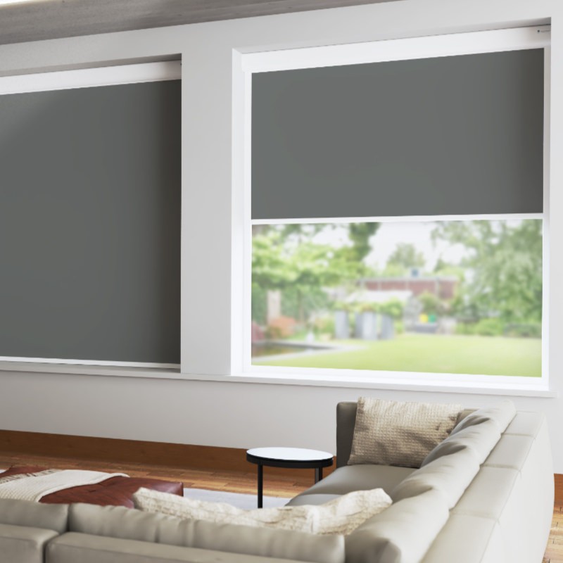Bosa Slate Blackout XL Cassette Mains Electric Blind