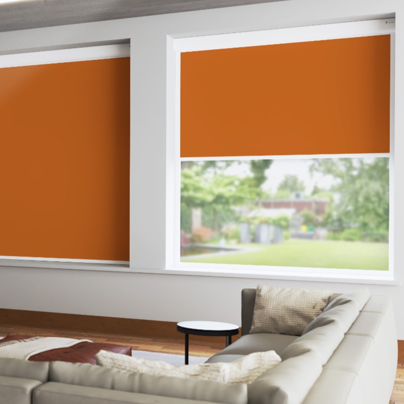 Bosa Tangerine Blackout XL Cassette Mains Electric Blind
