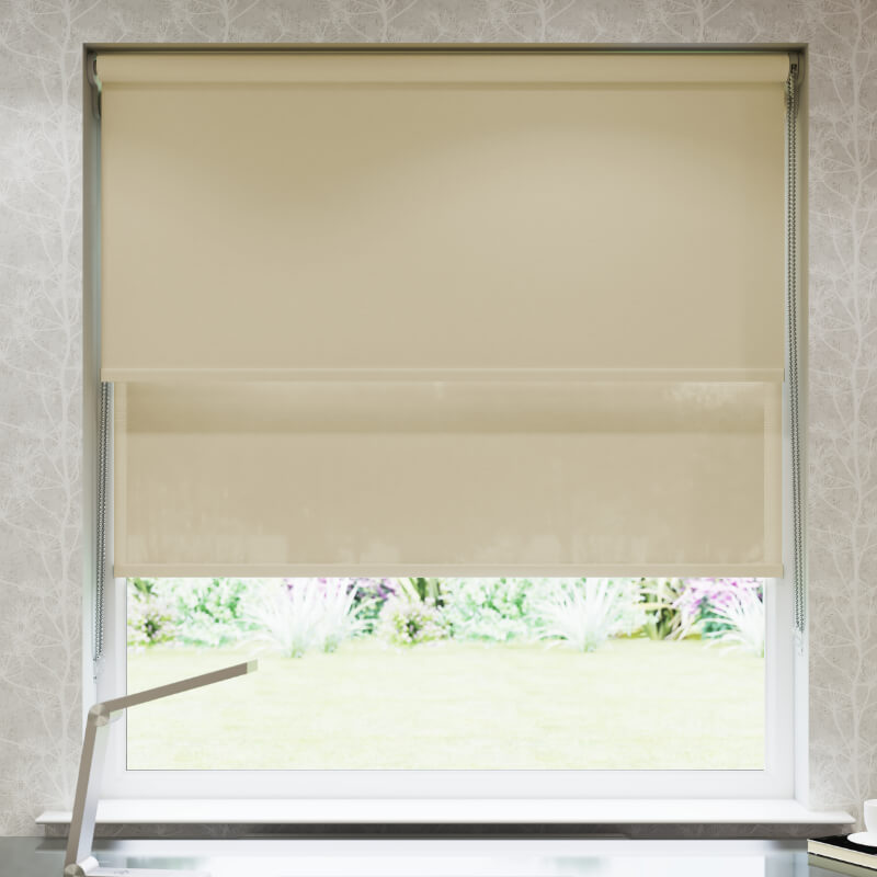 Cream Double Roller Blind