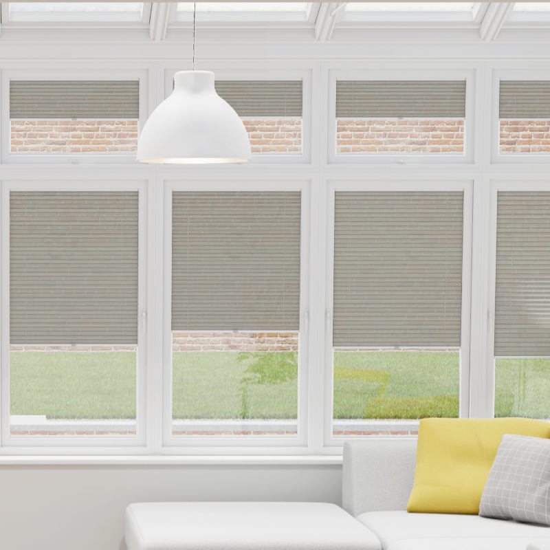 Prestige Cream Pleated Conservatory Blind