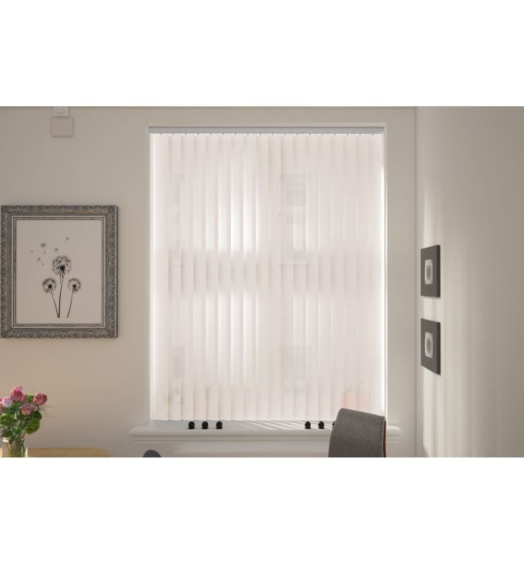 Teramo White Replacement Vertical Blind Slats