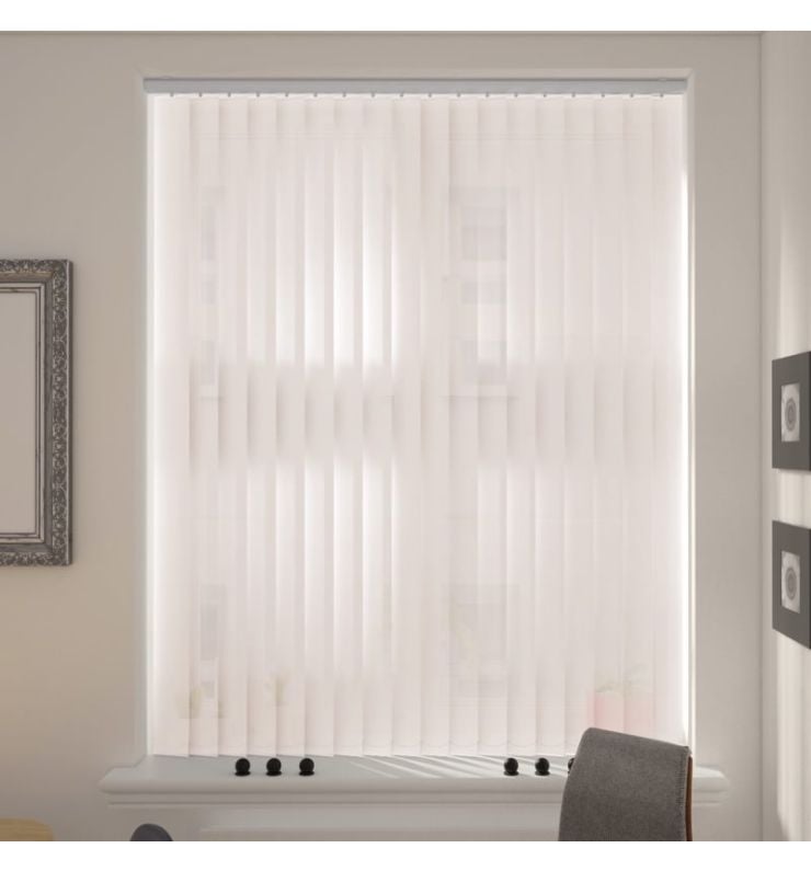 Teramo White Replacement Vertical Blind Slats