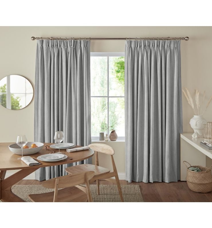 Auburn Silver Curtain