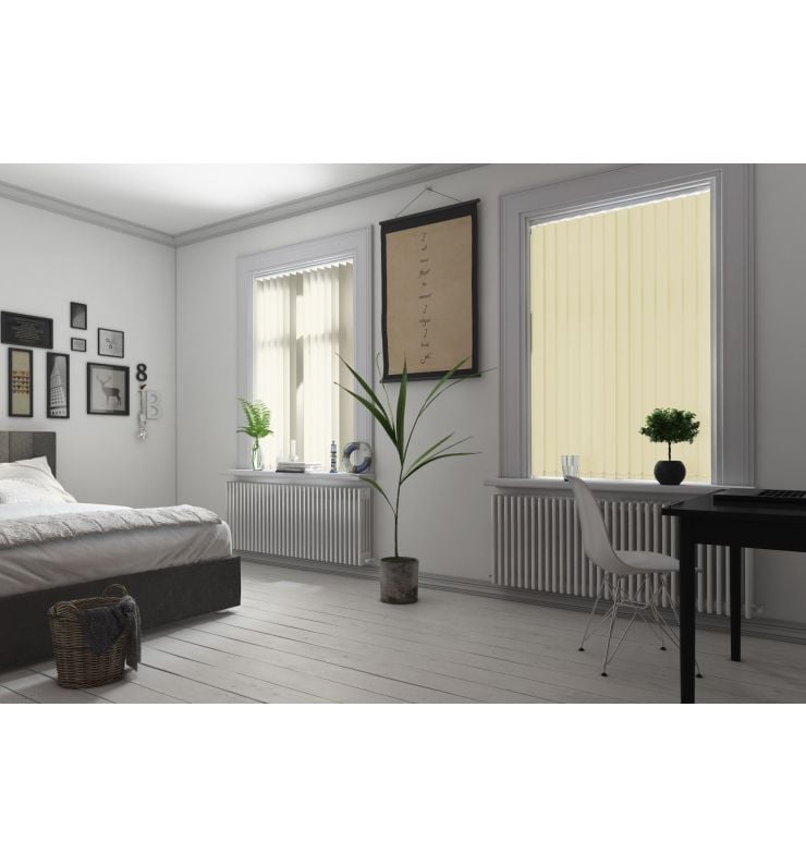 Bosa Ivory Blackout Replacement Vertical Blind Slats