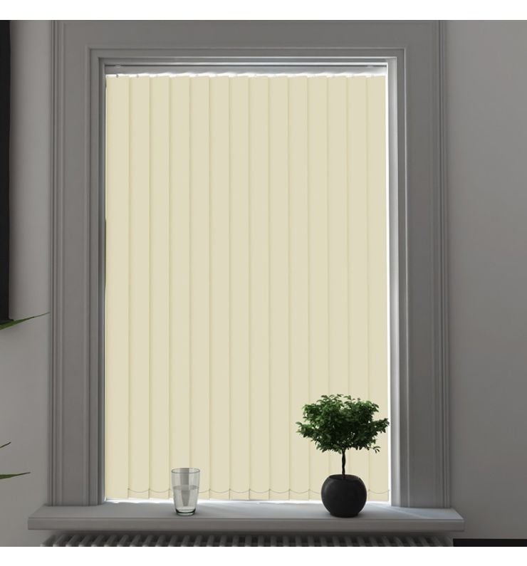 Bosa Ivory Blackout Replacement Vertical Blind Slats