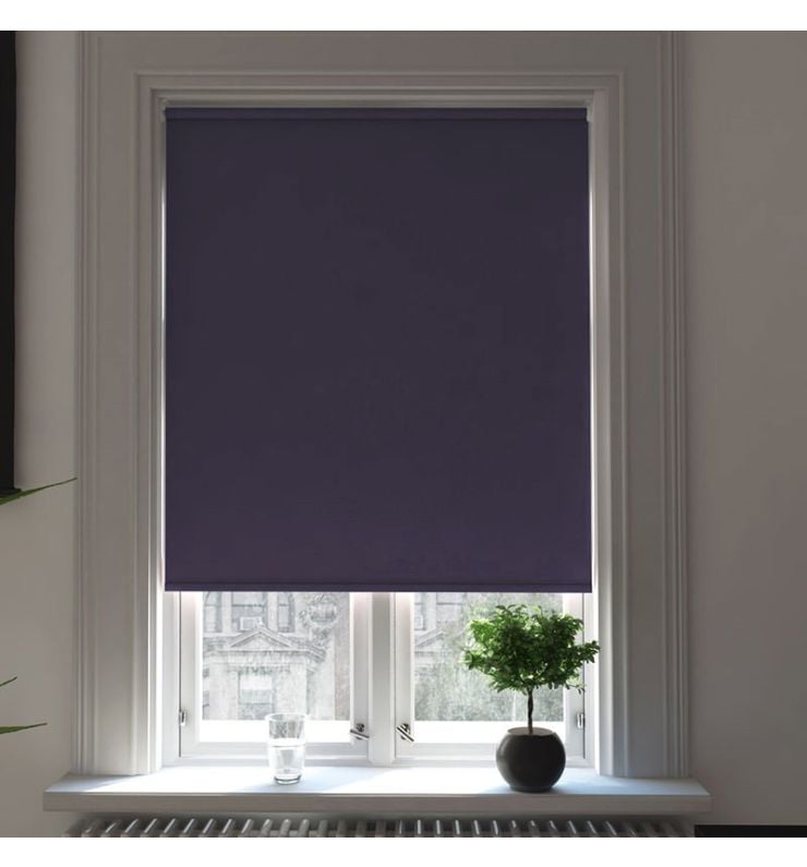 Bosa Reflect Oxford Blue Blackout XL Mains Electric Roller Blind