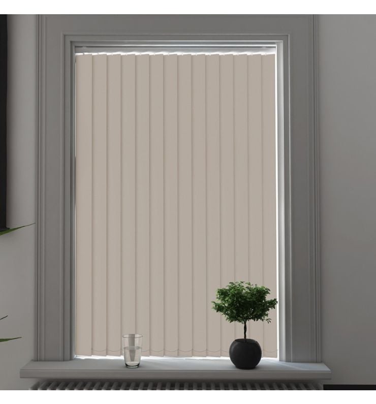 Bosa Toasty Grey Blackout Replacement Vertical Blind Slats