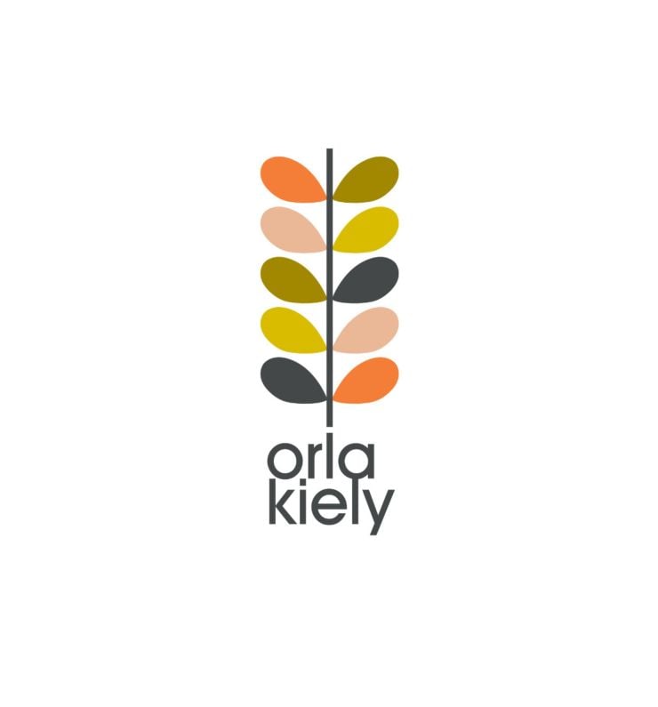 Orla Kiely Dog Show Yellow Roman Blind