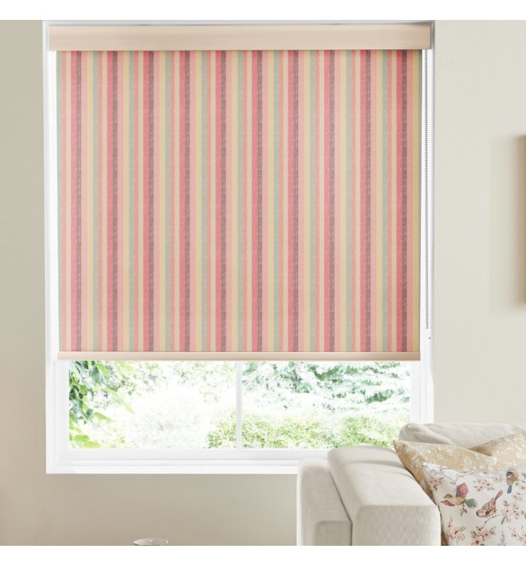 Textured Stripe Dimout Roller Blind