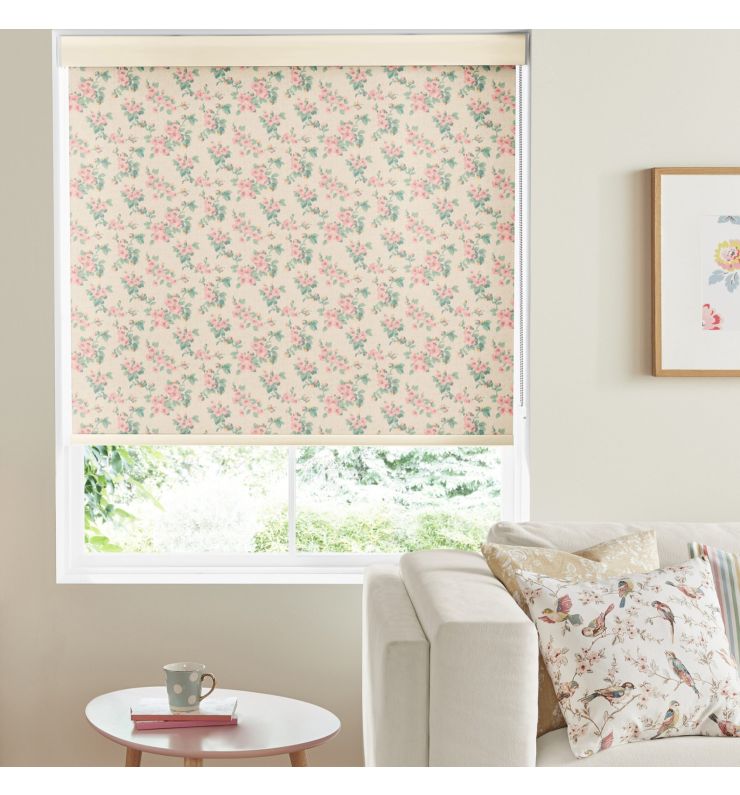 Mayfield Blossom Blush Dimout Roller Blind